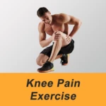 knee pain exercise app android application logo